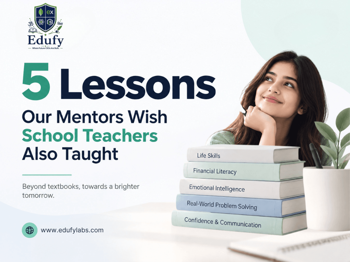 5 Lessons Our Mentors Wish School Teachers Also Taught